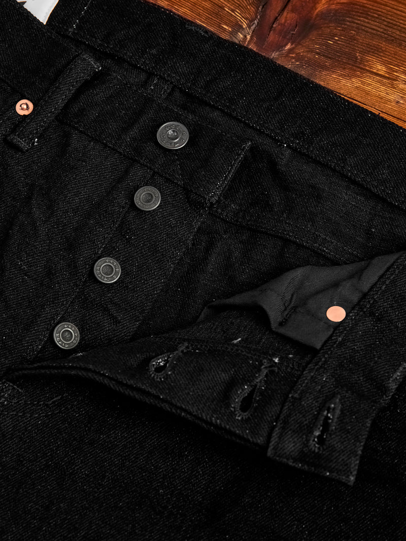 MIJ13 "Okayama Spirit Kuro" 16oz Black Slub Selvedge Denim - Weird Guy Fit