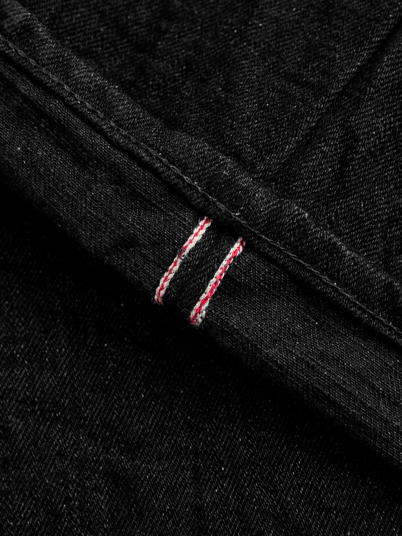MIJ13 "Okayama Spirit Kuro" 16oz Black Slub Selvedge Denim - Weird Guy Fit