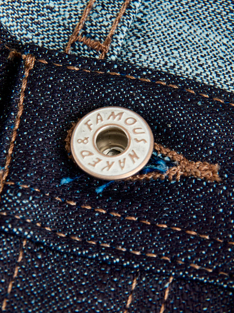 "Slub Stretch Broken Twill" 12.5oz Selvedge Denim - Weird Guy Fit
