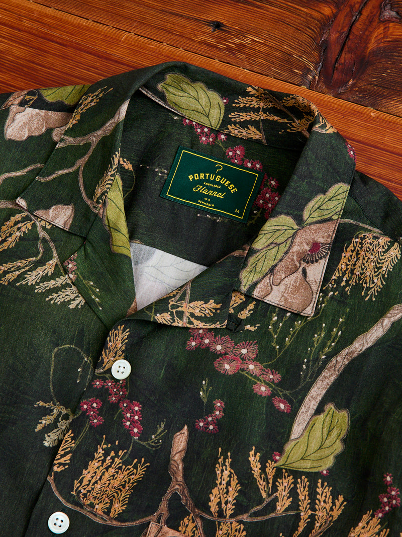 Ambar Button-Up Shirt in Green