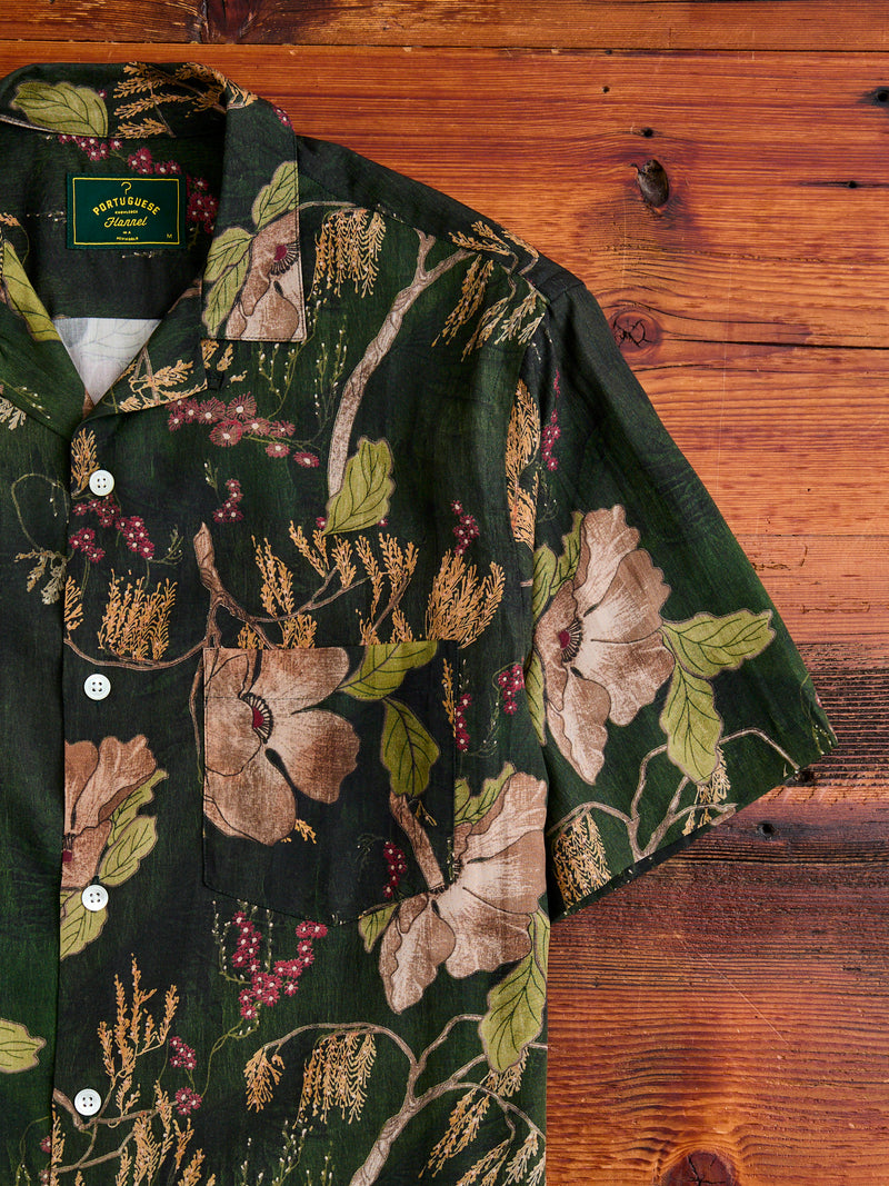 Ambar Button-Up Shirt in Green
