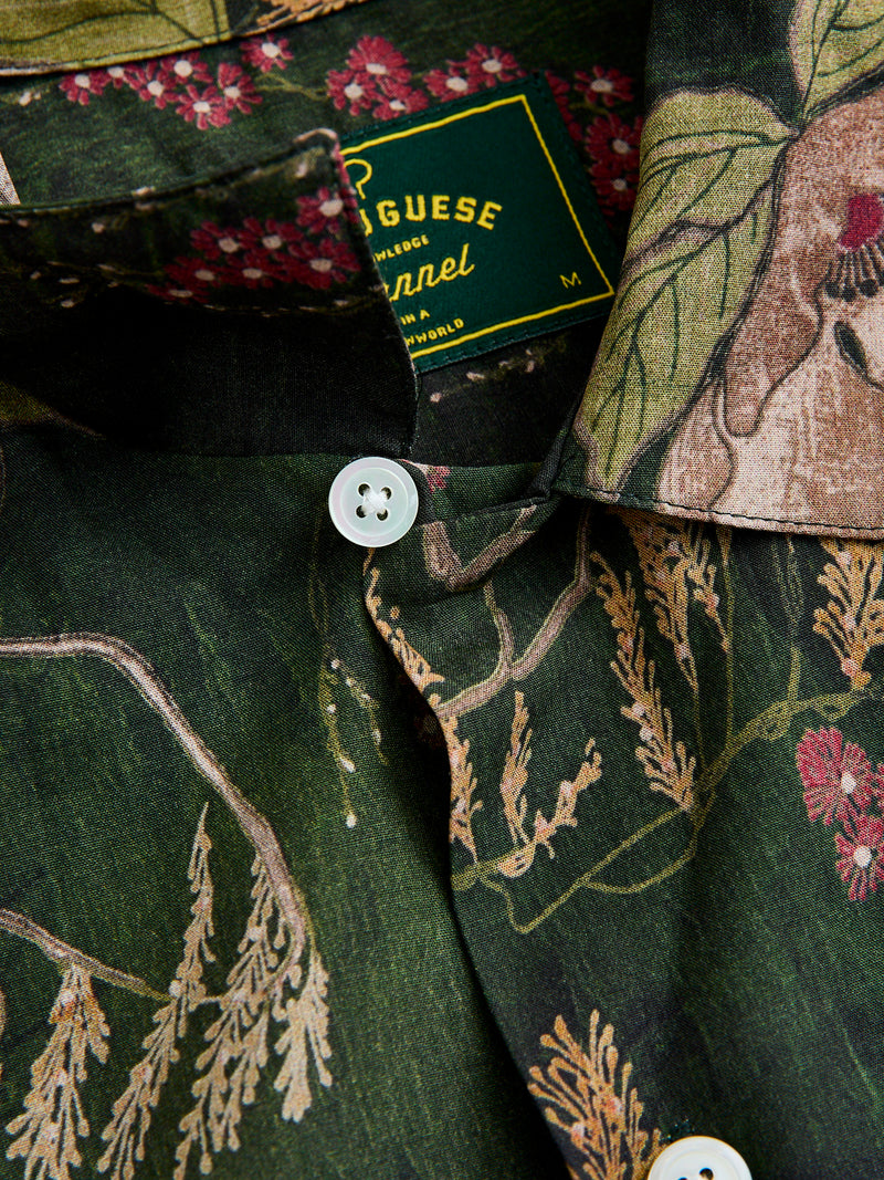 Ambar Button-Up Shirt in Green