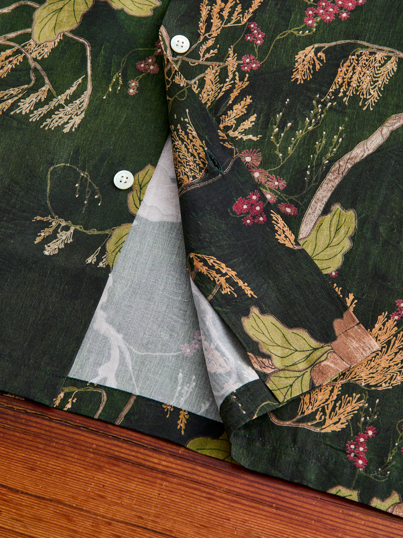 Ambar Button-Up Shirt in Green