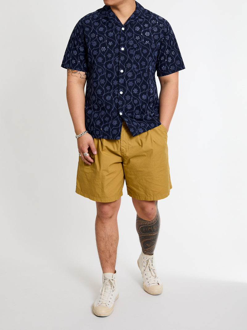 Rendi Button-Up Shirt in Navy