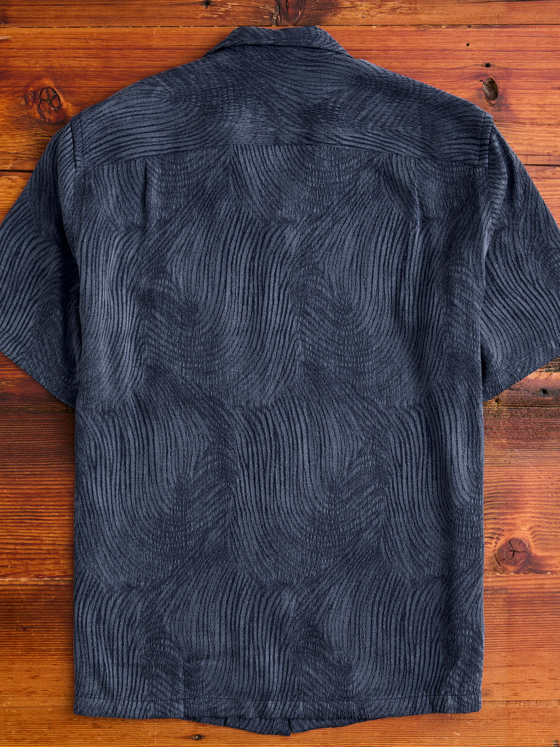 Optic Button-Up Shirt in Navy