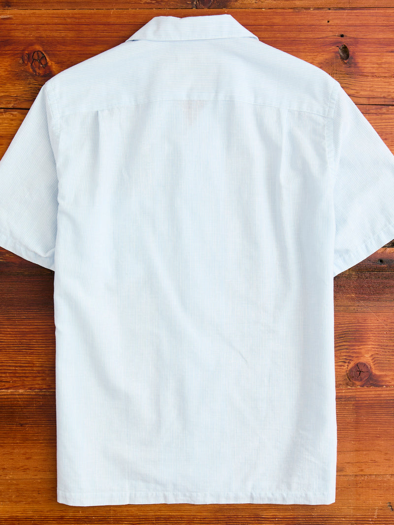 Summer Blend Button-Up Shirt in Sky