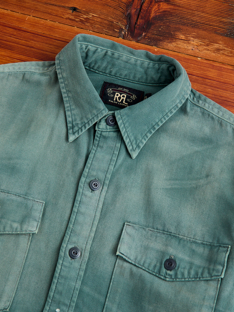 Petrol Workshirt in Service Green