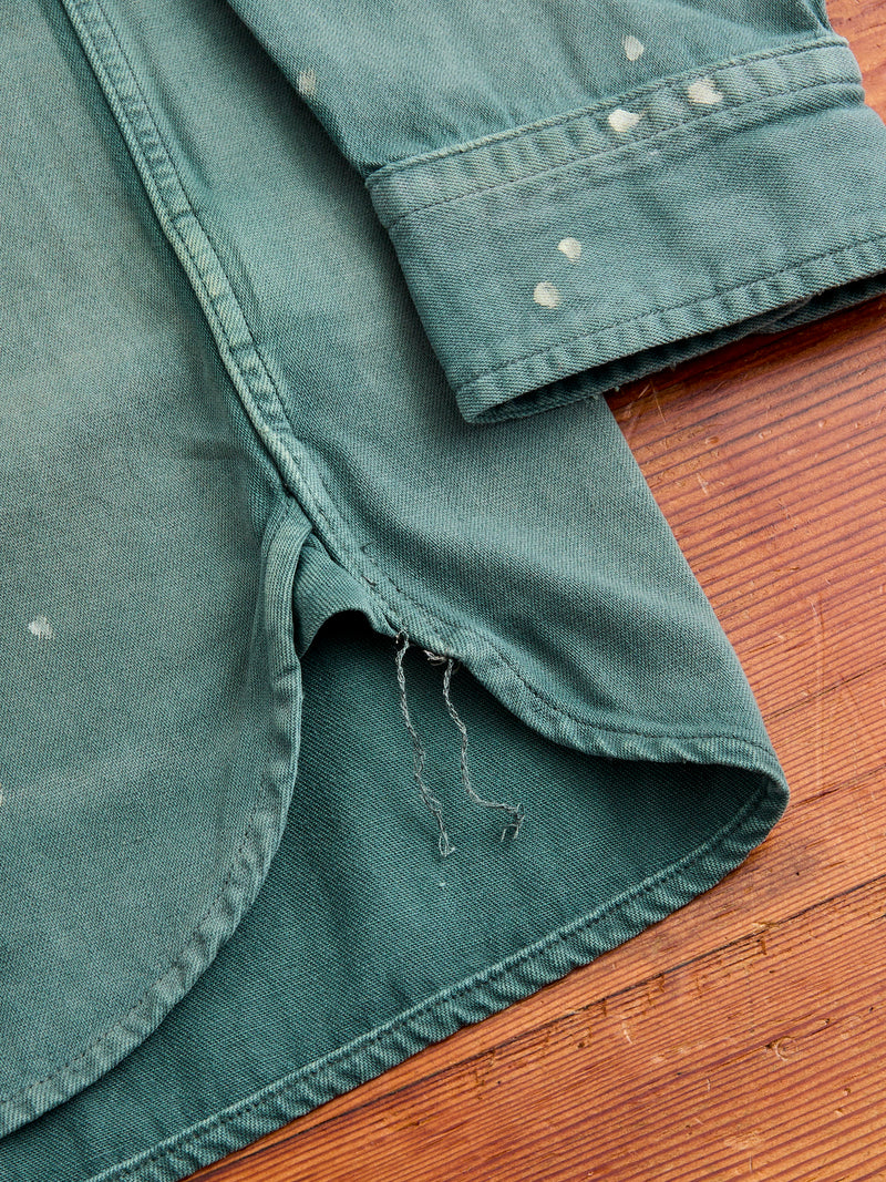 Petrol Workshirt in Service Green