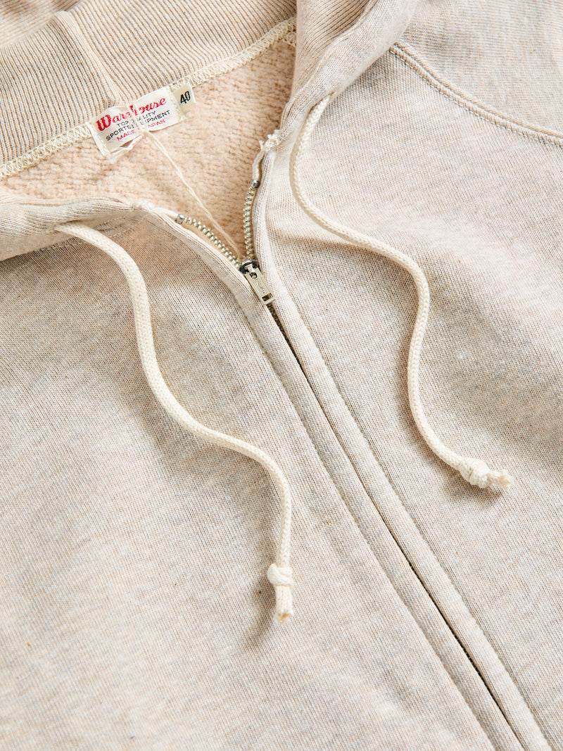 451 Loopwheel Zip Hoodie in Oatmeal