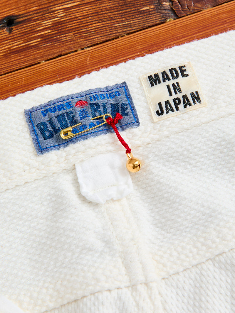 Fine Sashiko 5-Pocket Pants in Natural