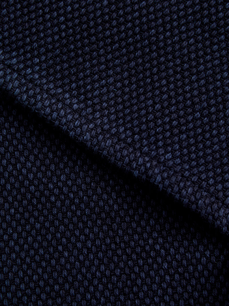 Fine Sashiko Hand Dyed 5-Pocket Pants in Indigo