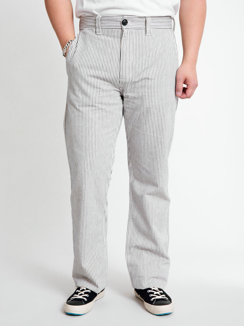 Deck Pant in Indigo Stripe
