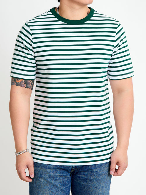 2M14 "Good Originals" 6.8oz Relaxed T-Shirt in Green/White