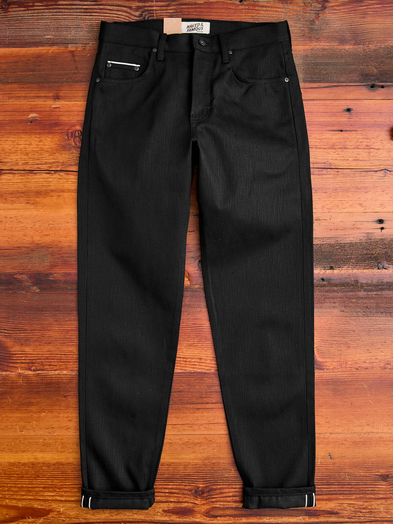 "Anniversary Left Hand Twill - Double Black Edition" 13.75oz Selvedge Denim - Easy Guy Fit