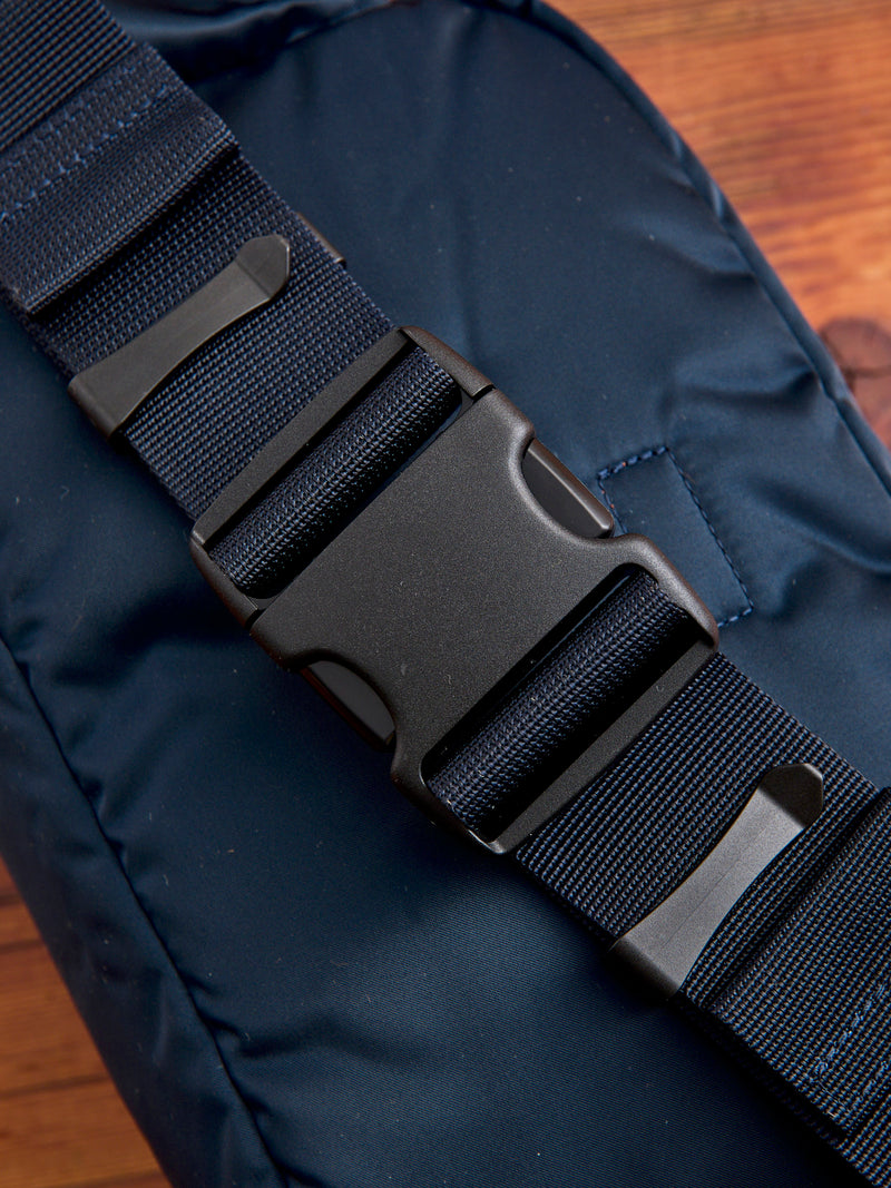 "Tanker" 2-Way Waist Bag in Iron Blue