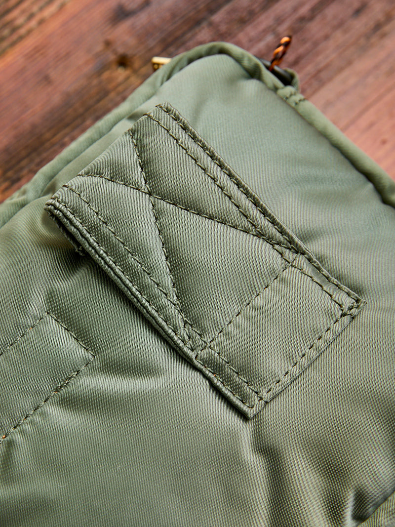 "Tanker" Shoulder Bag (S) in Sage Green