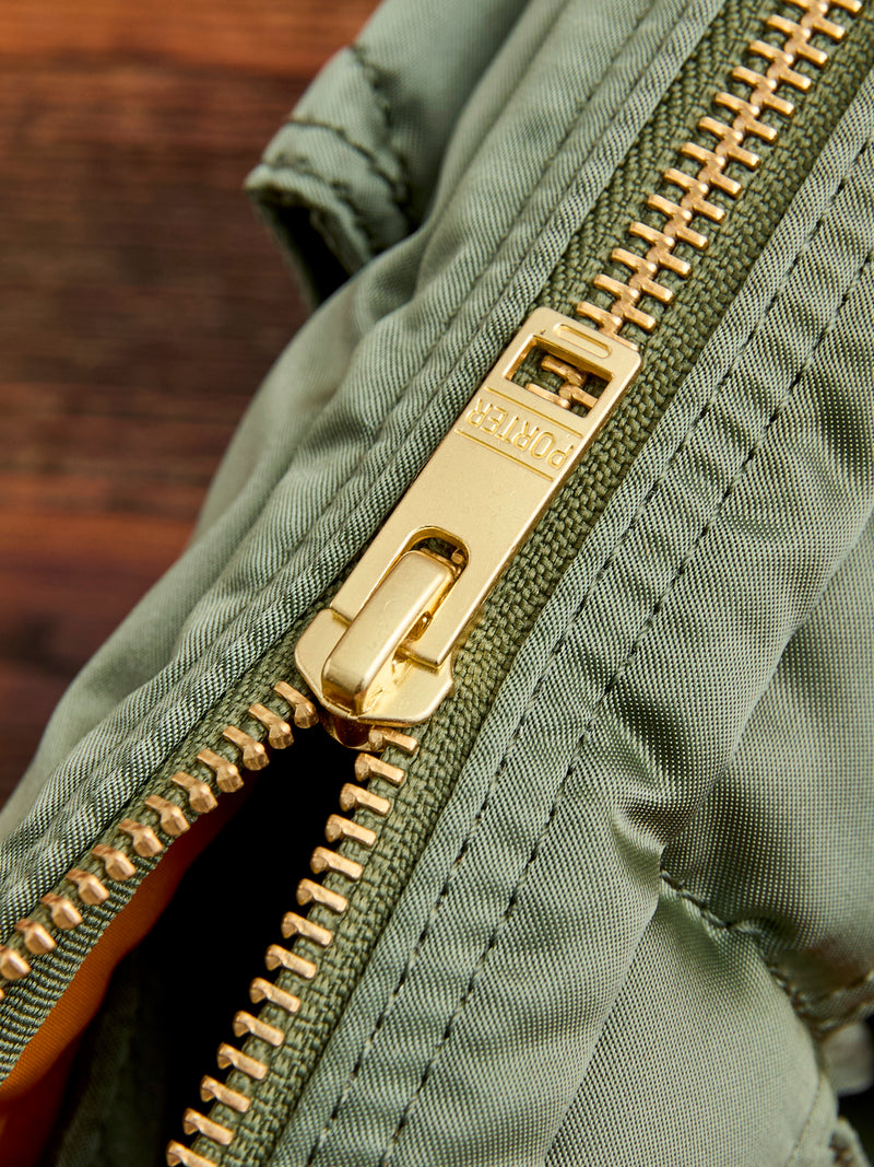 "Tanker" Shoulder Bag (S) in Sage Green