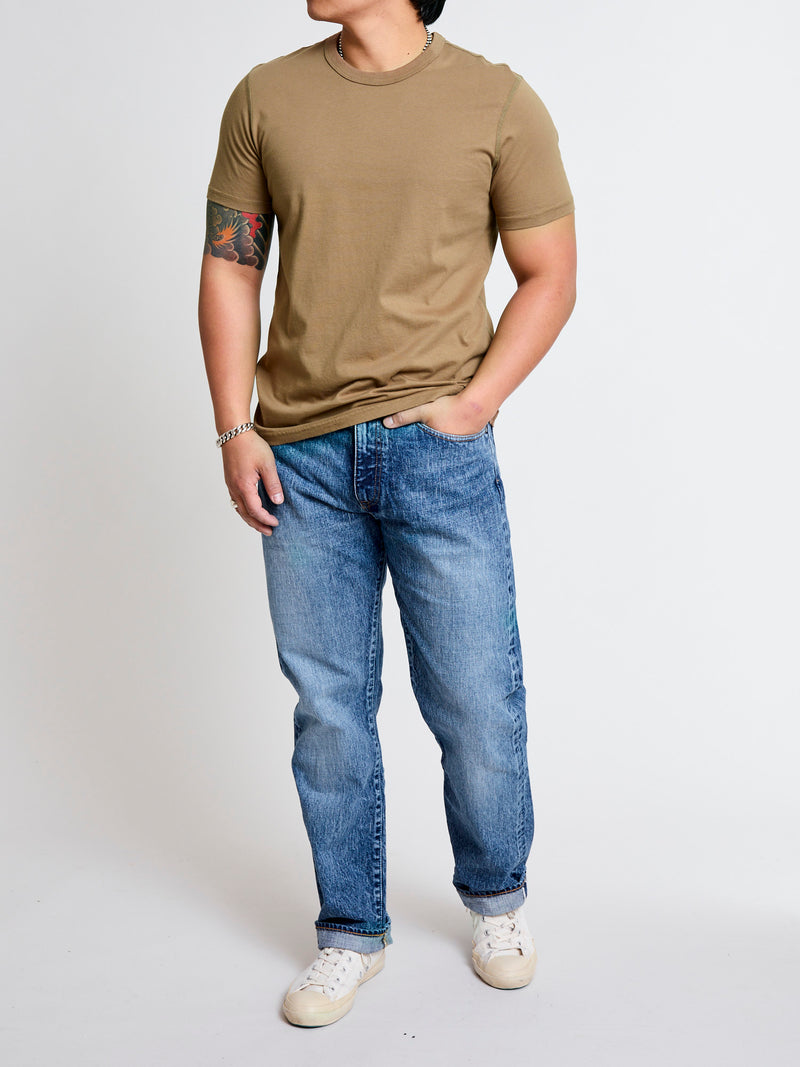 Ringspun Jersey T-Shirt in Clay