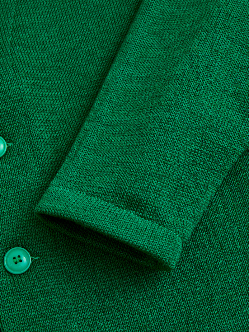 Slouchy Cardigan in Kelly Green
