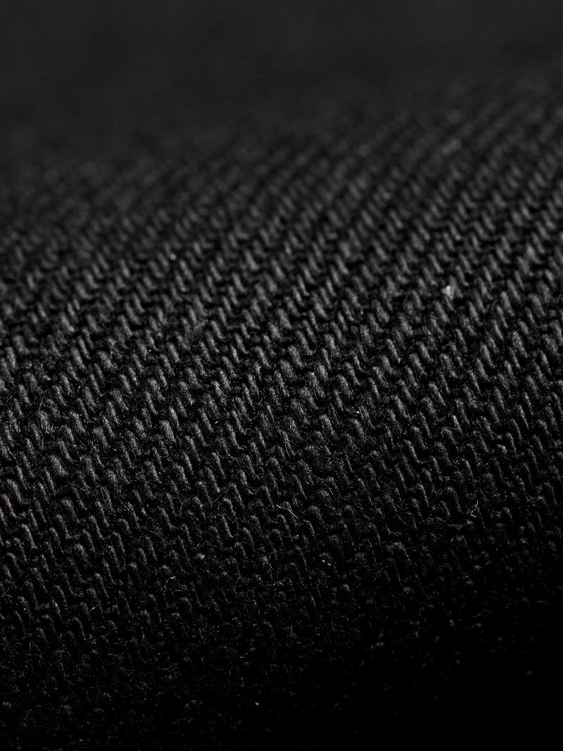 "Solid Black" 14oz Selvedge Denim - Easy Guy Fit