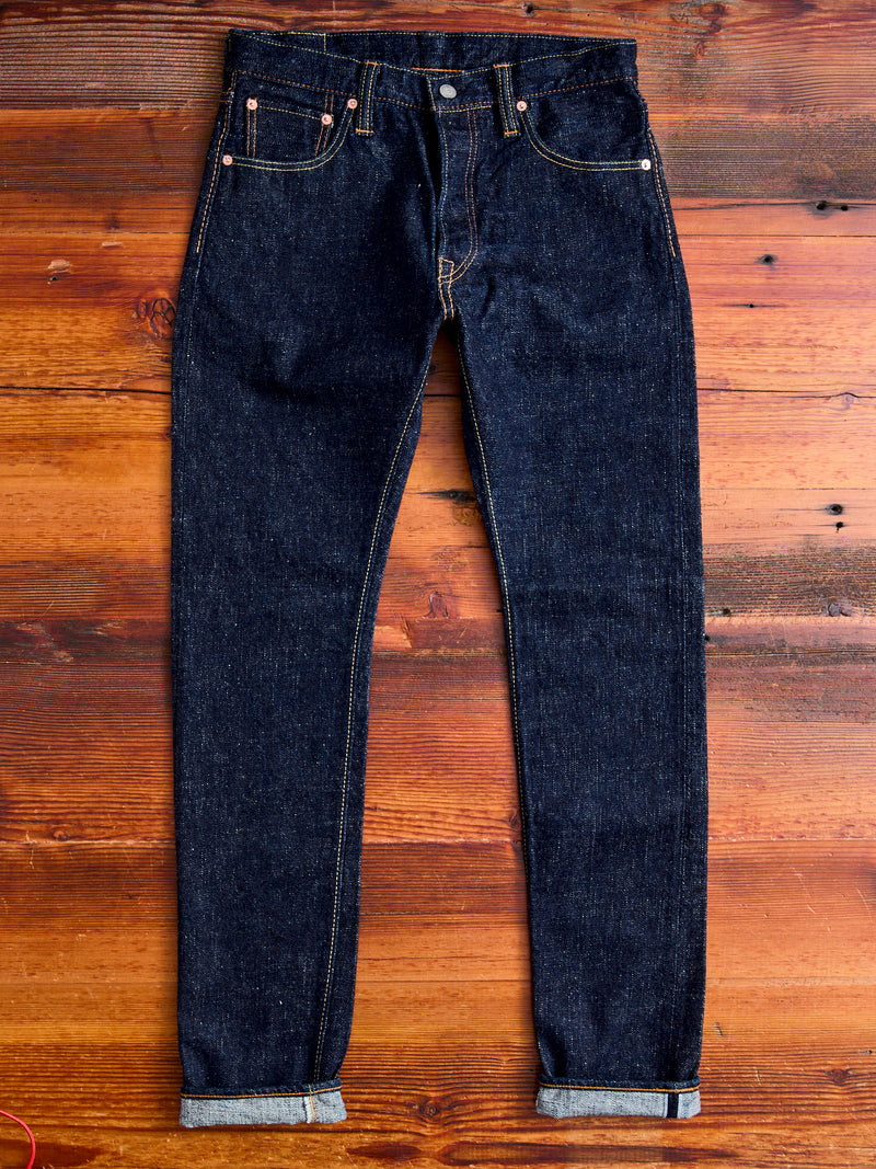 SLB-019 16.5oz Rinsed Selvedge Denim - Relaxed Tapered Fit