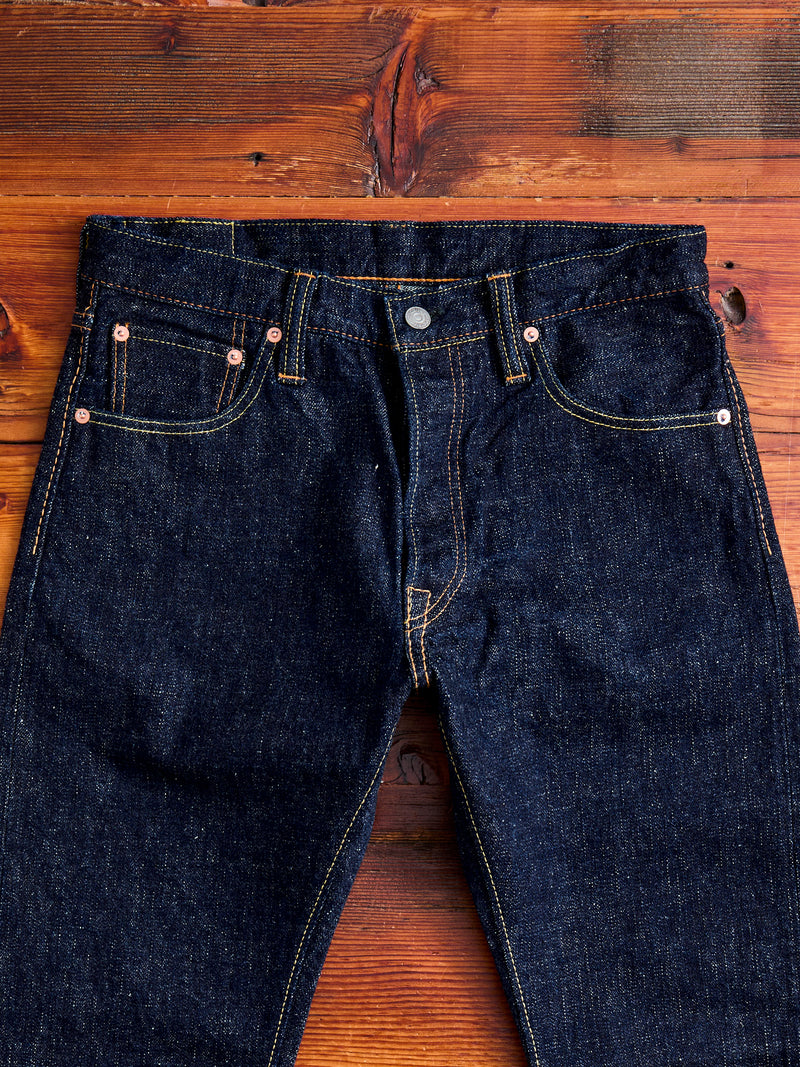 SLB-019 16.5oz Rinsed Selvedge Denim - Relaxed Tapered Fit