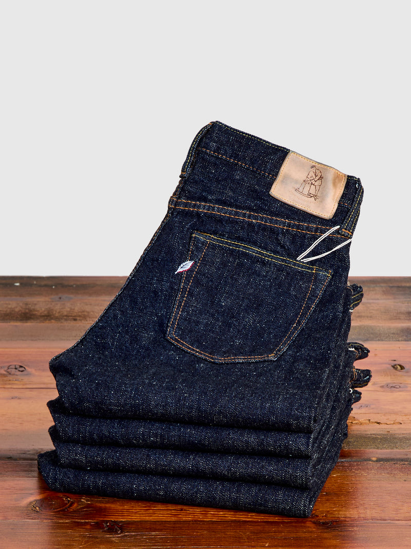SLB-019 16.5oz Rinsed Selvedge Denim - Relaxed Tapered Fit