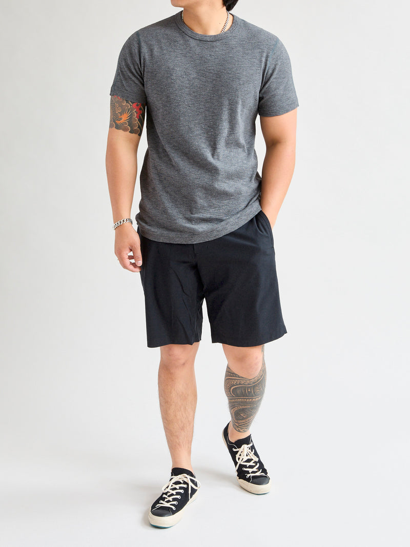 1x1 Slub T-Shirt in Heather Carbon
