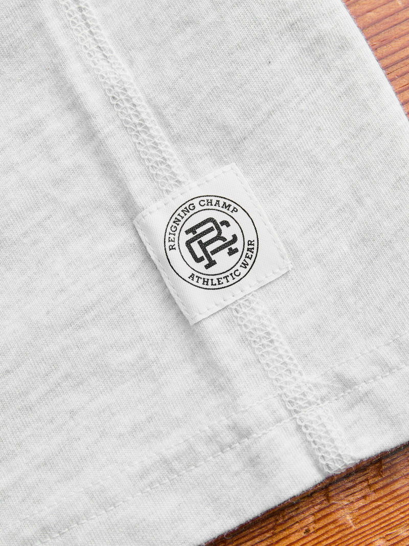 Ringspun Jersey T-Shirt in Heather Ash