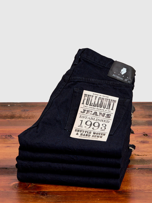 B1101SRB "Super Rough" Indigo/Black 15.5oz Selvedge Denim - Classic Straight Fit