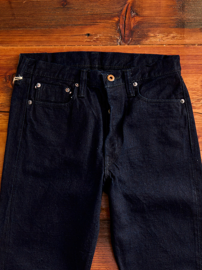 B1101SRB "Super Rough" Indigo/Black 15.5oz Selvedge Denim - Classic Straight Fit