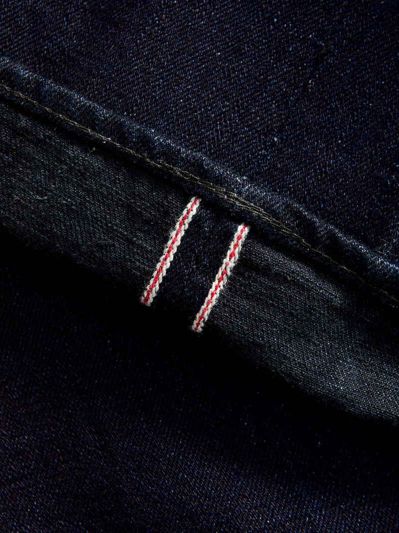 B1101SRB "Super Rough" Indigo/Black 15.5oz Selvedge Denim - Classic Straight Fit