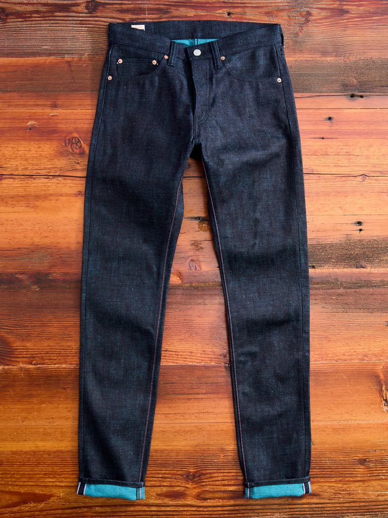 0405-IMSP "Indigo Mint" 15.7oz Selvedge Denim - High Tapered Fit