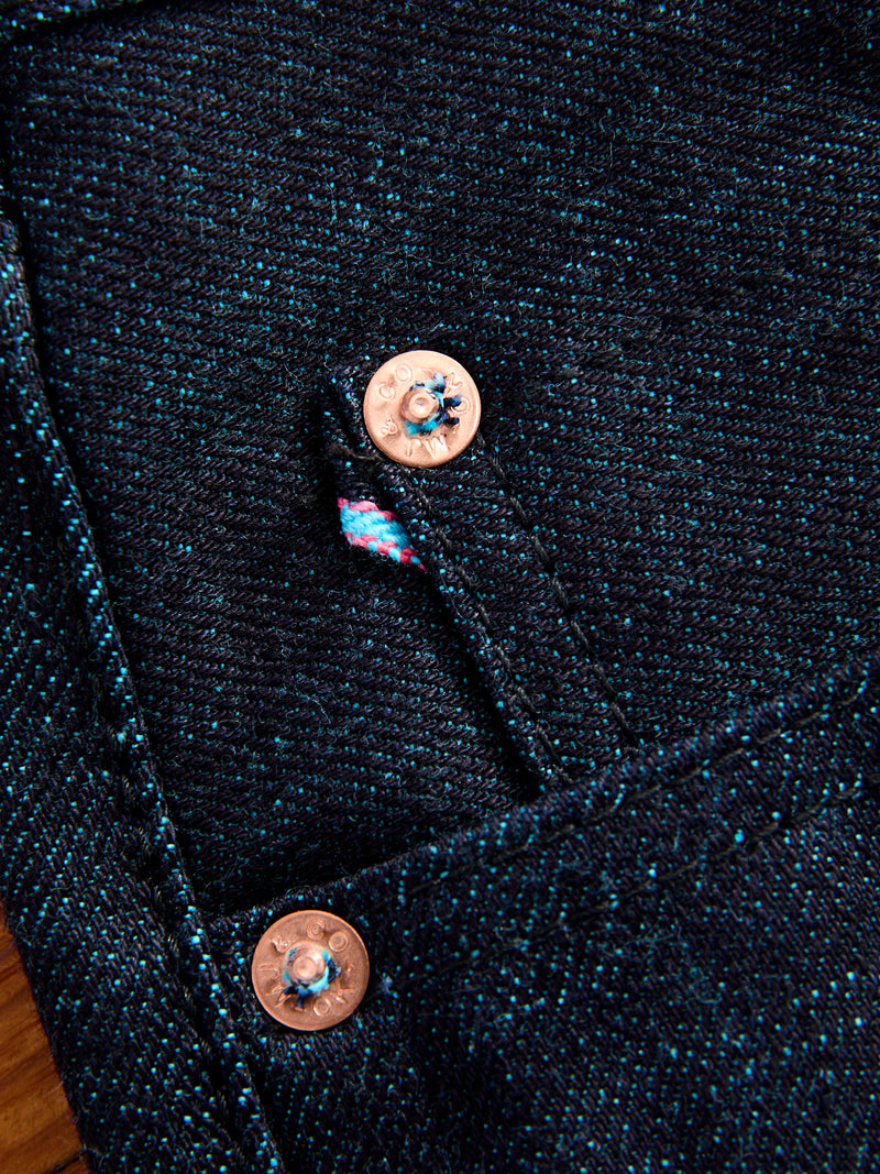 0405-IMSP "Indigo Mint" 15.7oz Selvedge Denim - High Tapered Fit