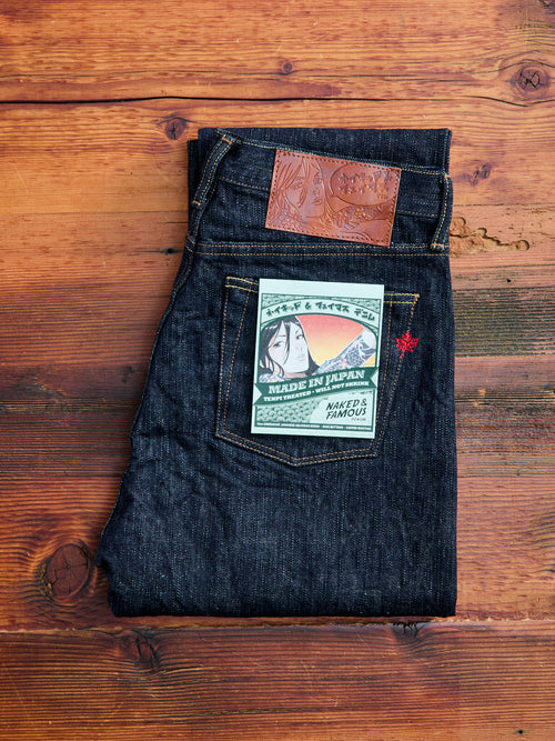 MIJ12 "Aomidori" 16oz Greencast Slub Selvedge Denim - Weird Guy Fit