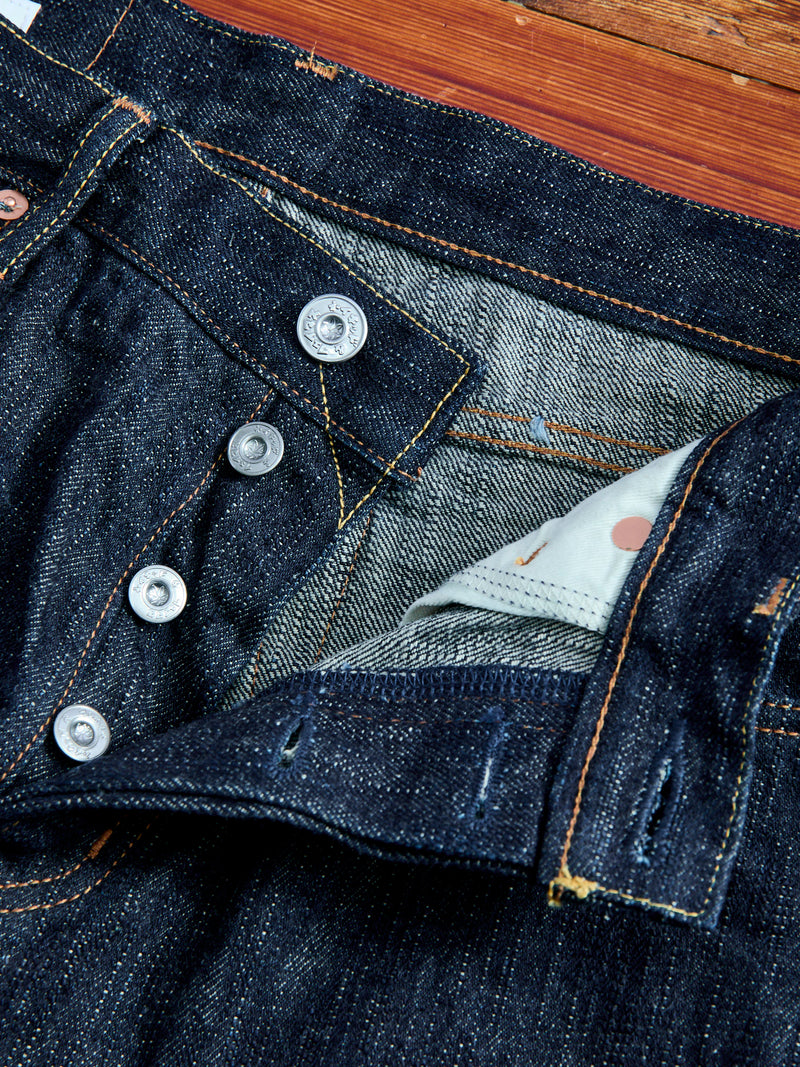 MIJ12 "Aomidori" 16oz Greencast Slub Selvedge Denim - Weird Guy Fit