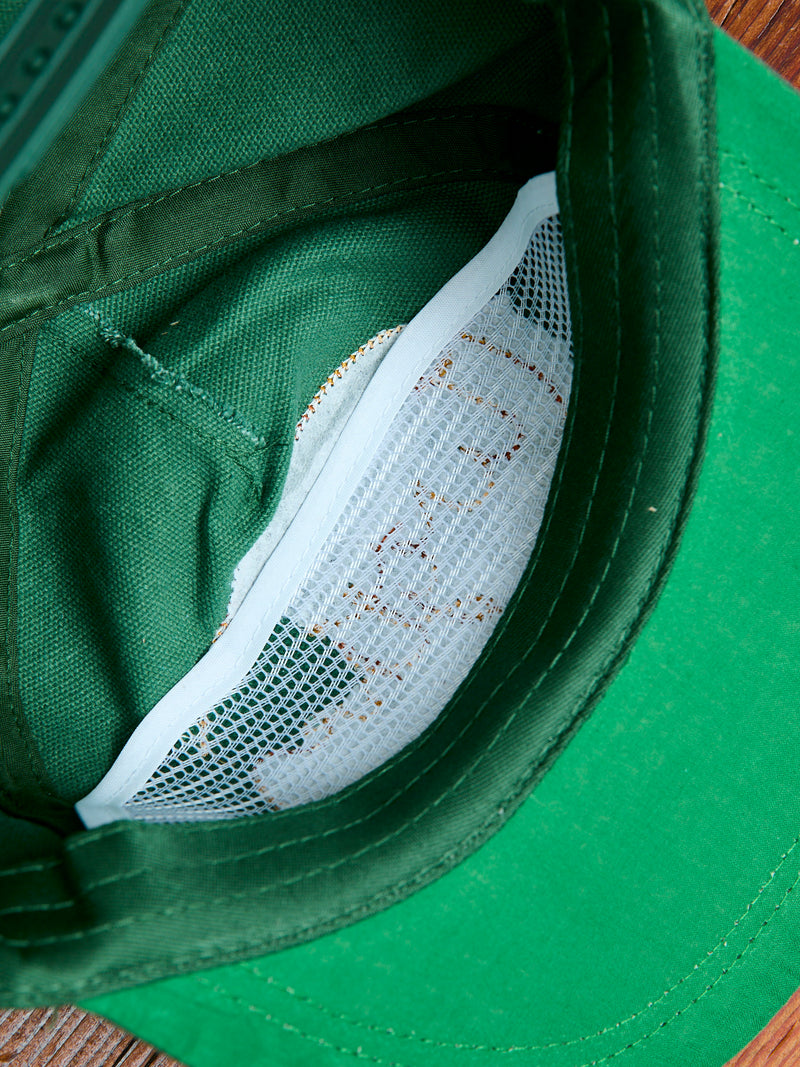 Chainstitch Canvas Ranch Hat in Green