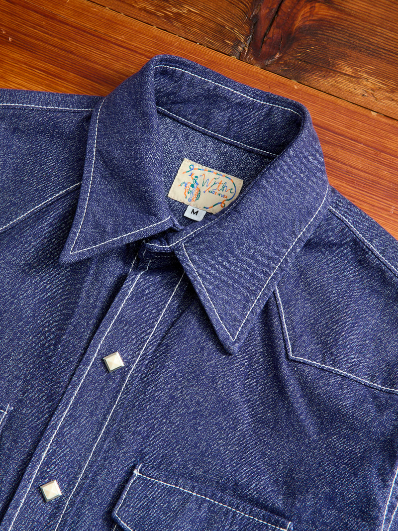 Jaspe Western Pearlsnap Shirt in Purple