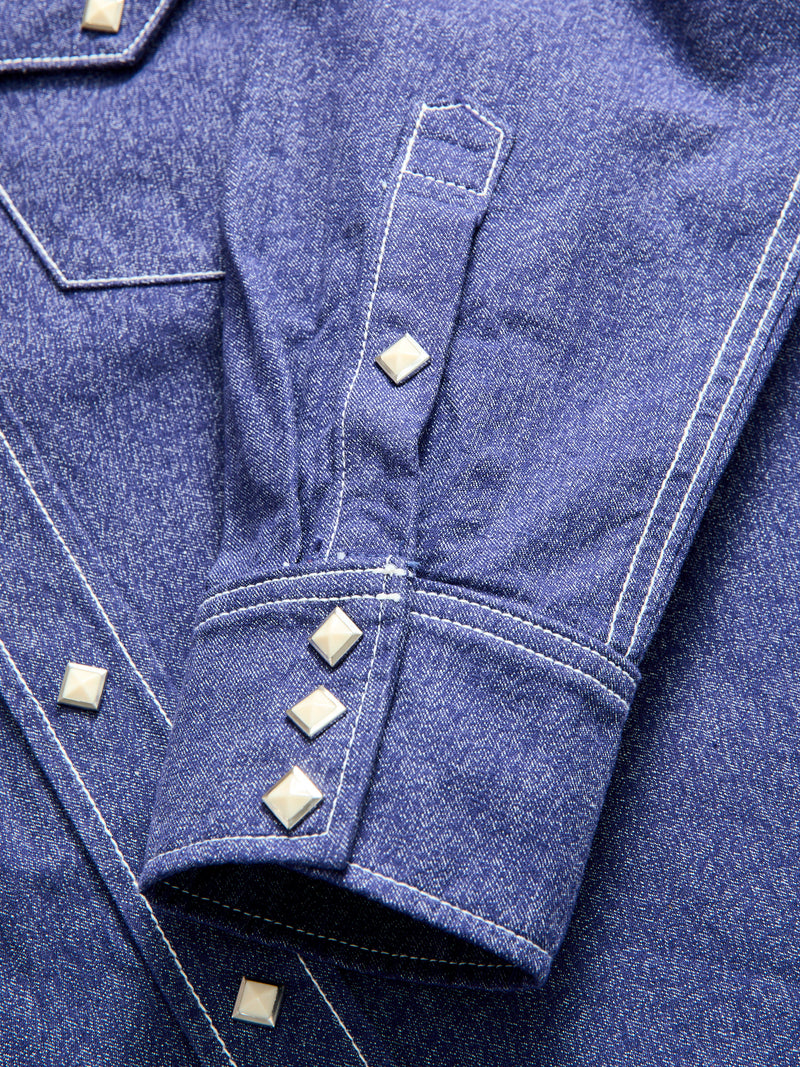 Jaspe Western Pearlsnap Shirt in Purple
