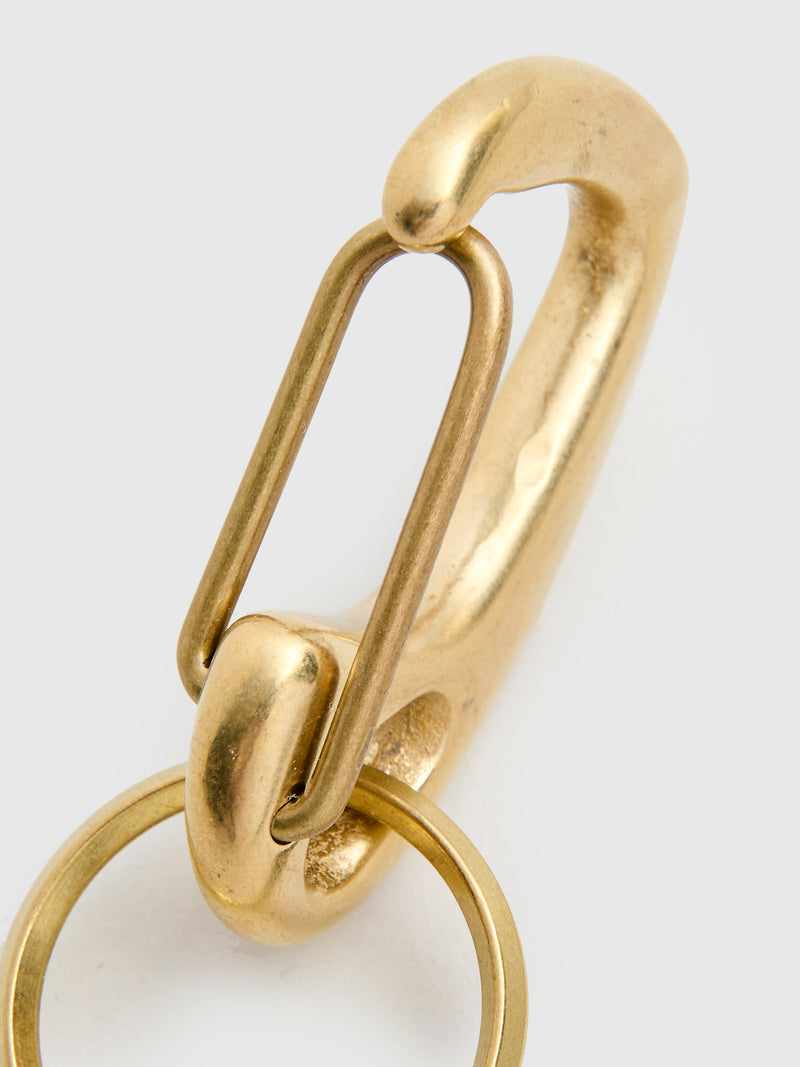 Sand Cast Key Snap in Brass