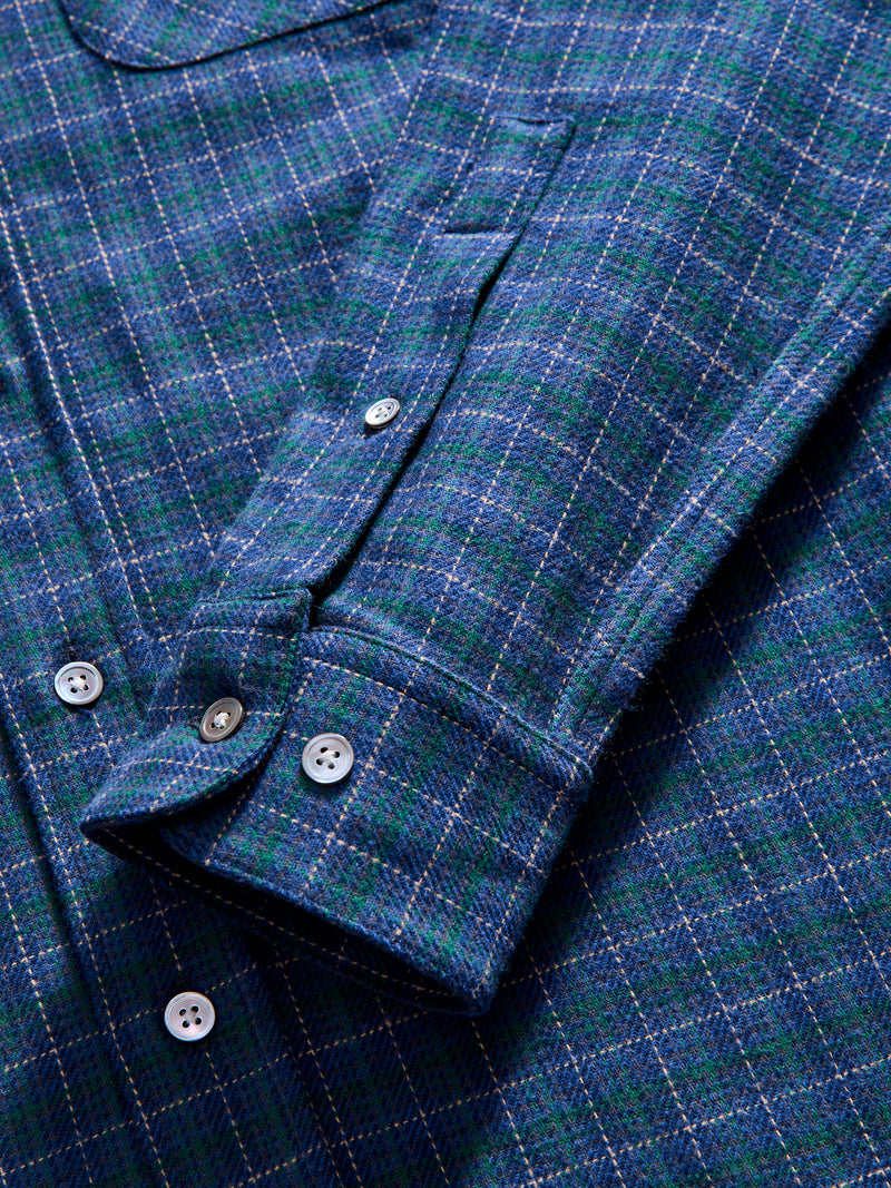 Minerva Button-Up Shirt in Blueish