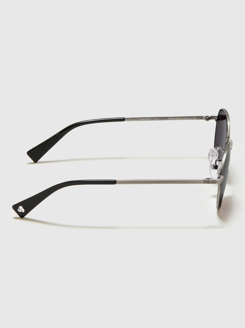 SP-04 "Steel Panto" Sunglasses in Silver/Grey