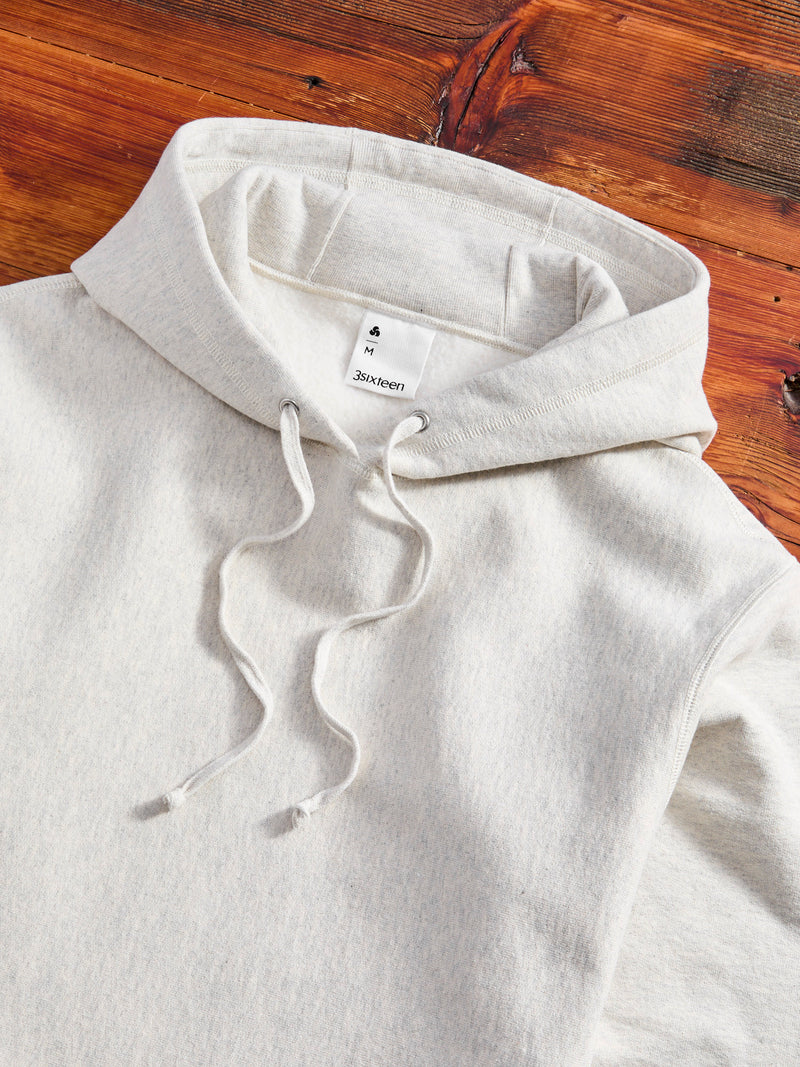 Heavyweight Pullover Hoodie in Oatmeal