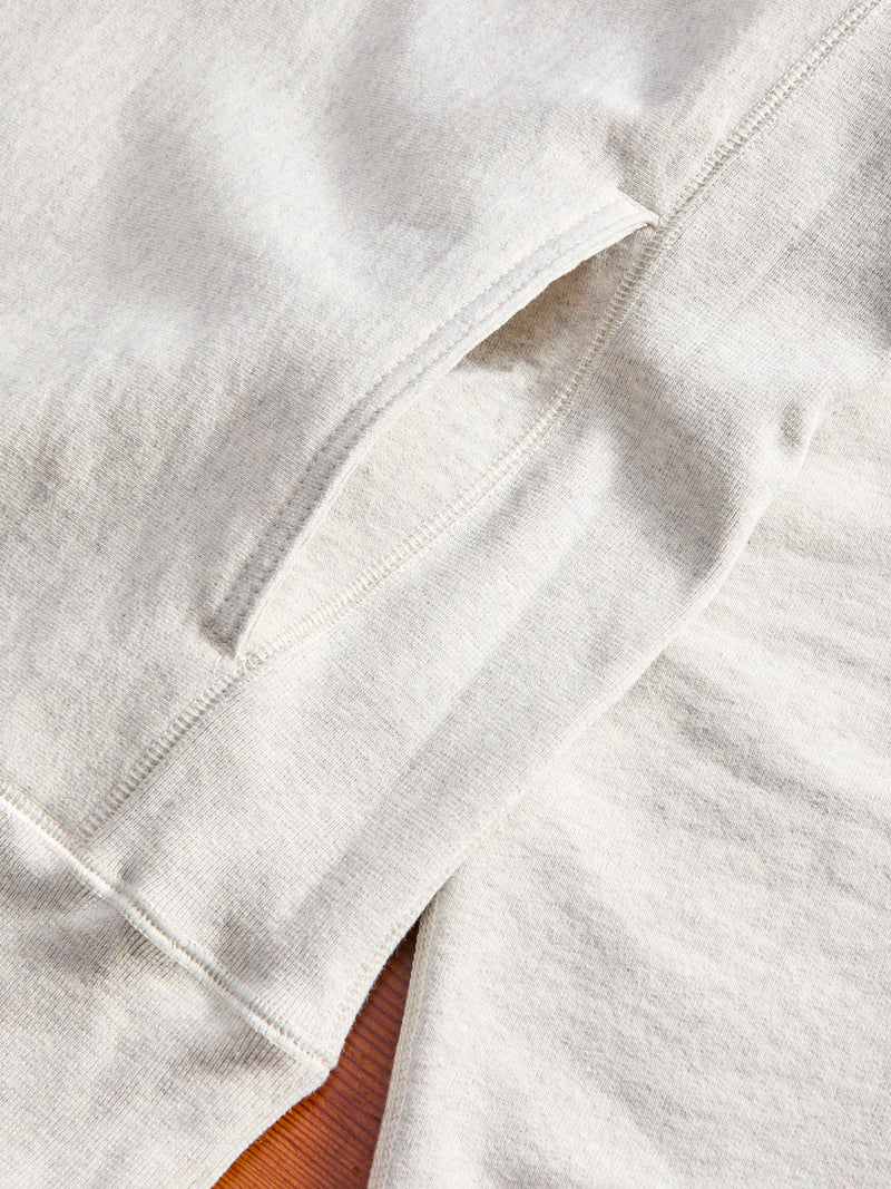 Heavyweight Pullover Hoodie in Oatmeal