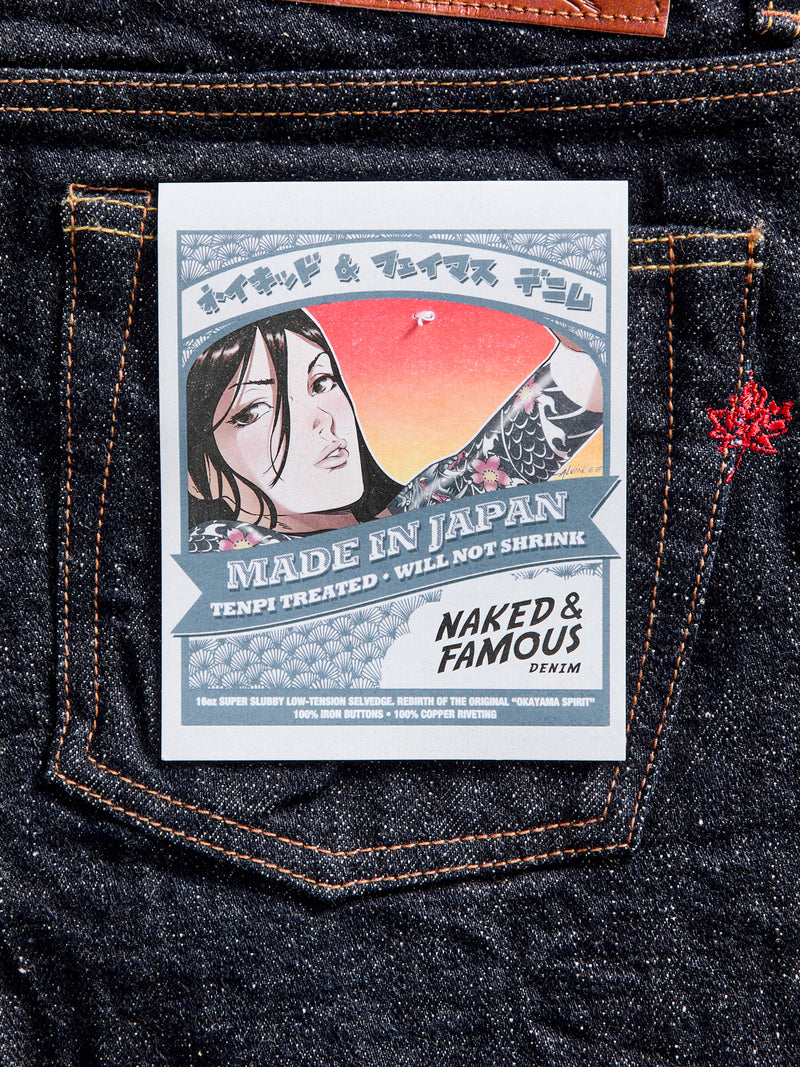 MIJ10 "Okayama Spirit" 16oz Slub Selvedge Denim - Weird Guy Fit