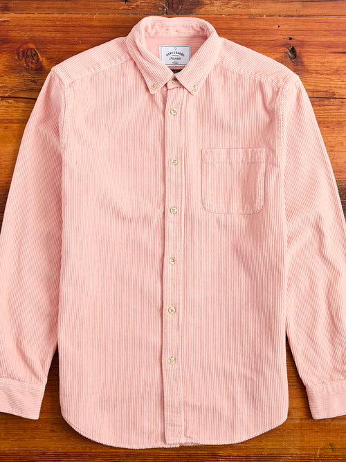 Lobo Button-Up Shirt in Old Rose