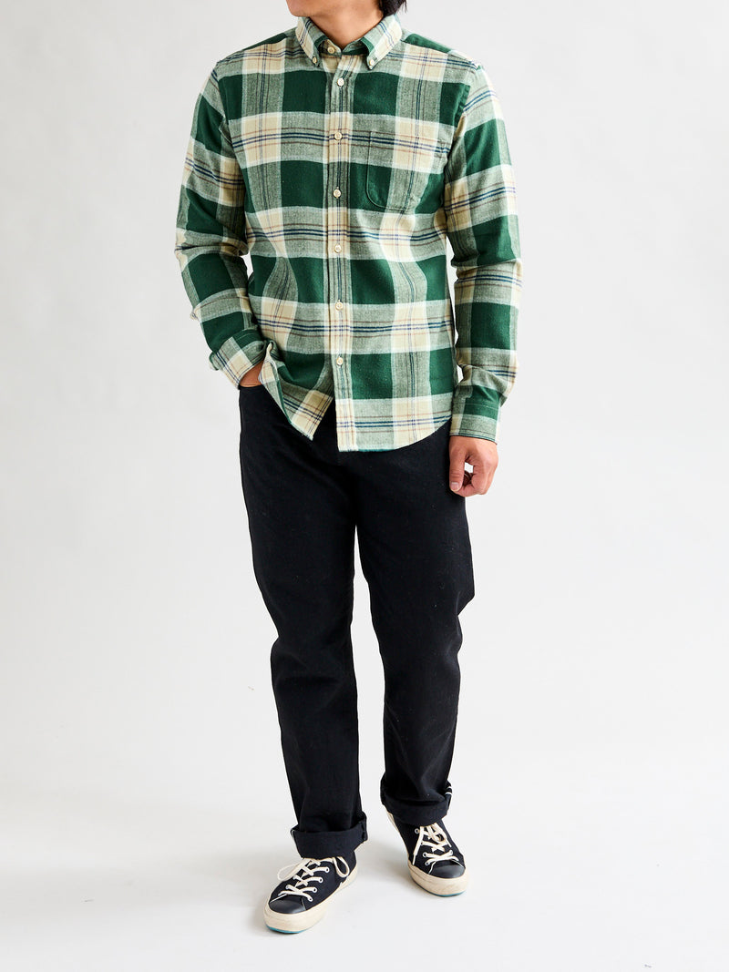 Fence Button-Up Shirt in Pine