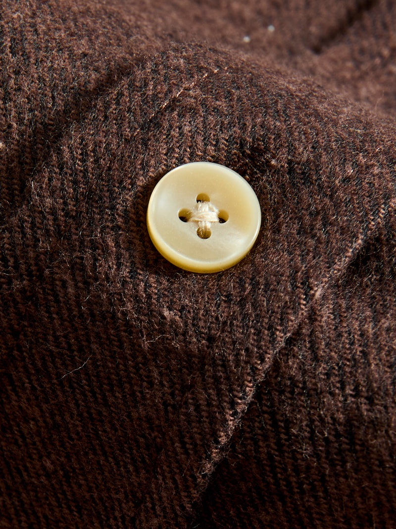 Teca Button-Up Shirt in Brown