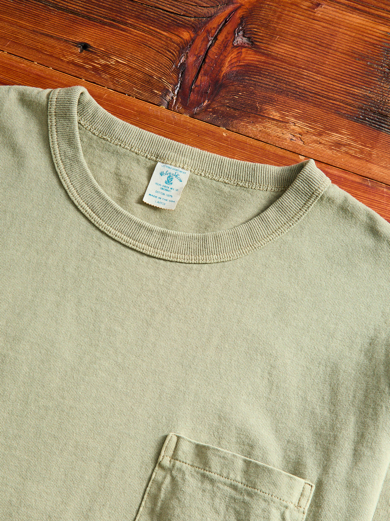 Pigment Dyed Pocket Tee in Dusty Zeder
