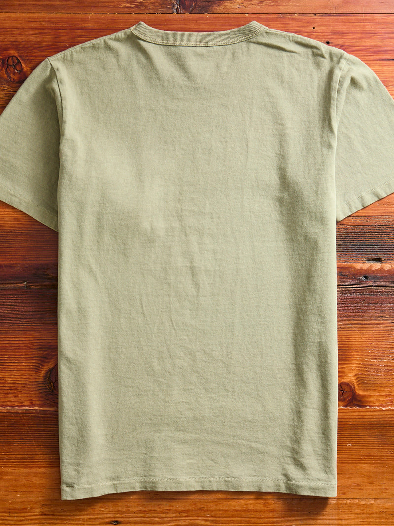 Pigment Dyed Pocket Tee in Dusty Zeder